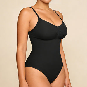 Spaghetti Adjustable Strap Bodysuit