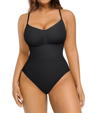 Spaghetti Adjustable Strap Bodysuit