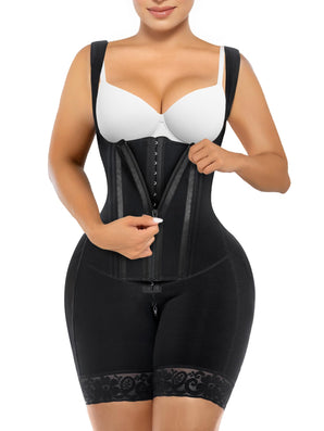 Two-Way Zip-Up Tummy Control Faja