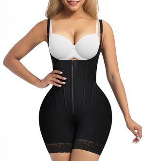 Adjustable Zip-Up Tummy Control Faja