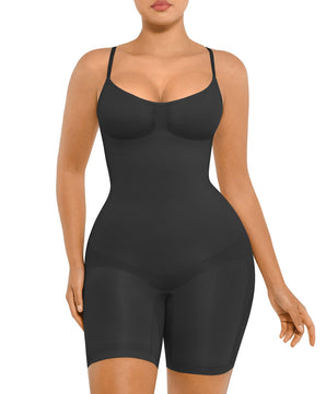 Spaghetti Strap Mid-Thigh Bodysuit