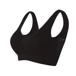Hollow Mesh Fitness Bra