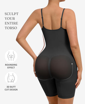 Spaghetti Strap Mid-Thigh Bodysuit