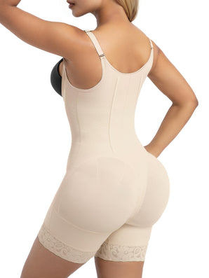 Adjustable Zip-Up Tummy Control Faja
